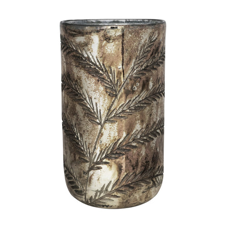 Etched Glass Hurricane Glass