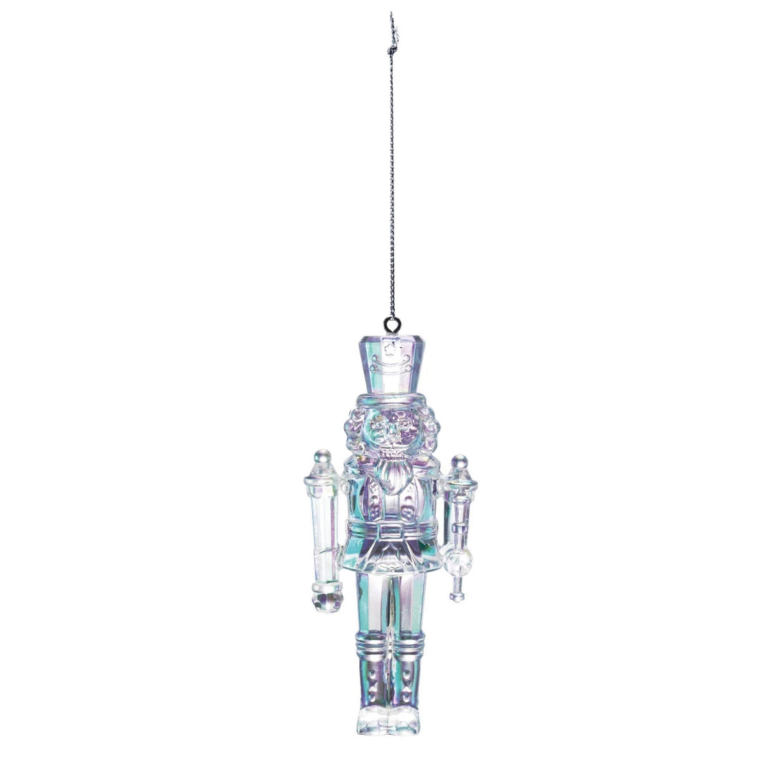 Iridescent Nutcracker Ornament, 3 Assorted