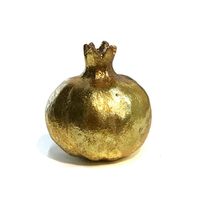 Resin Antique Gold Pomegranates, Ast