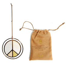 Load image into Gallery viewer, Staind Glass Suncatcher - Peace Sign
