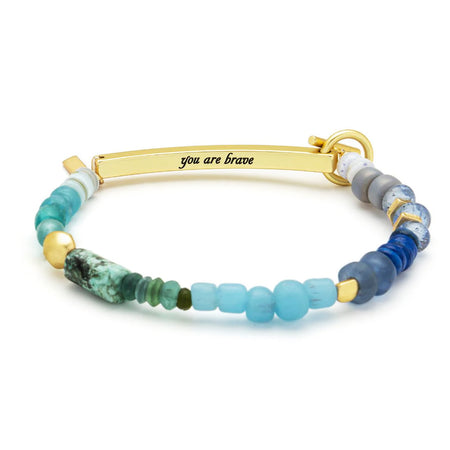 Hidden Message Bracelet - Brave