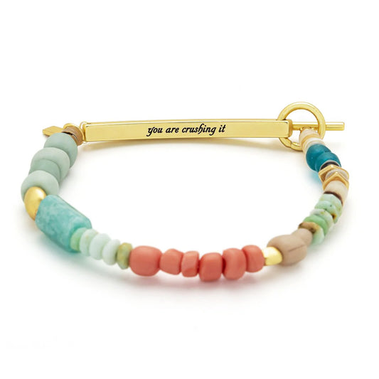 Hidden Message Bracelet - Crushing It