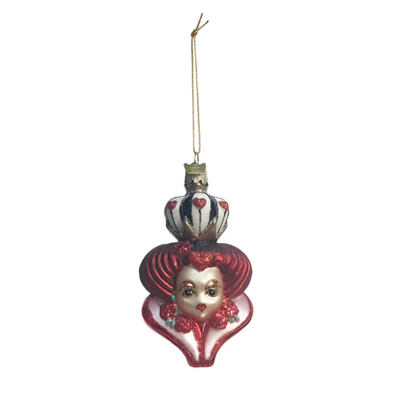 Ornament, Glass, Queen Of Hearts