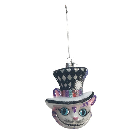Ornament, Glass, Cheshire Cat
