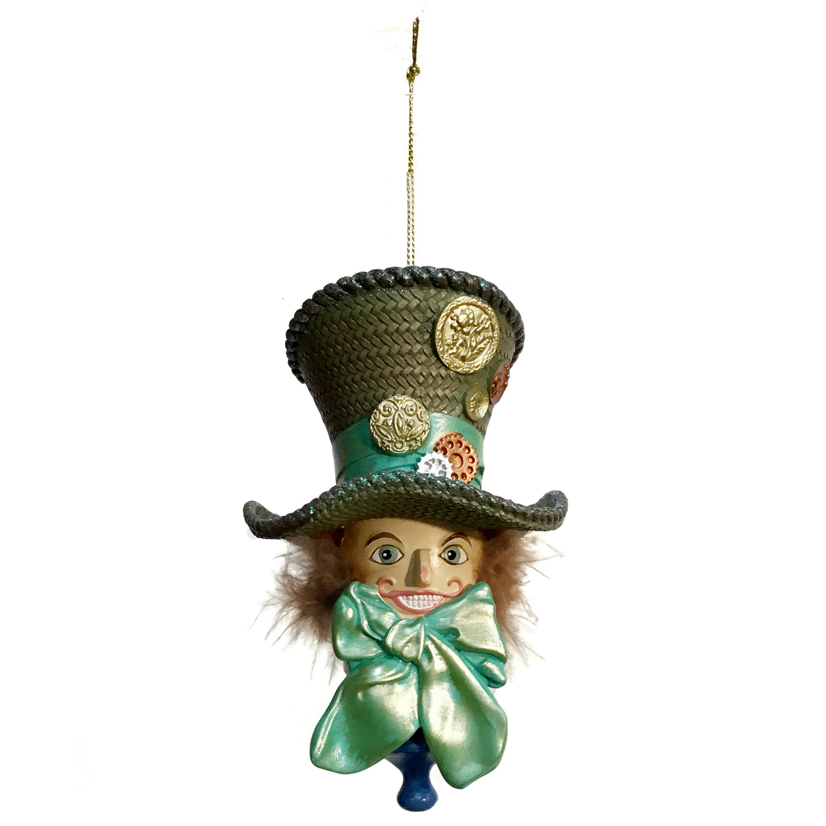 Ornament, Holly Hats - Happy Hatter