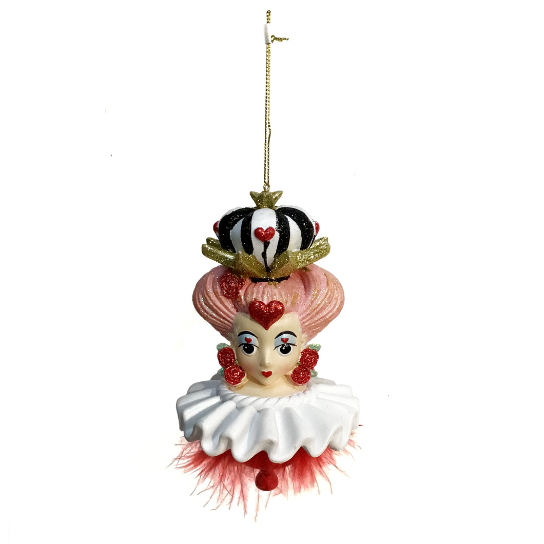 Ornament, Holly Hats - Queen Of Hearts