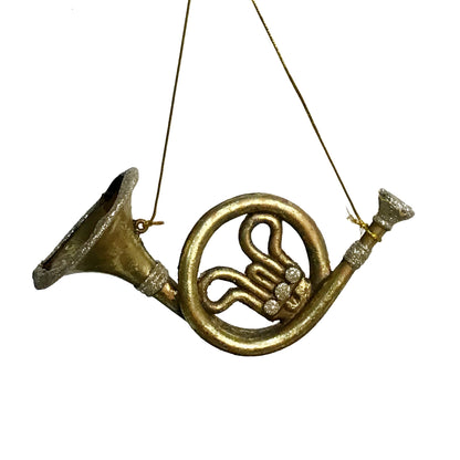 Gold Antique Instrument Ornament