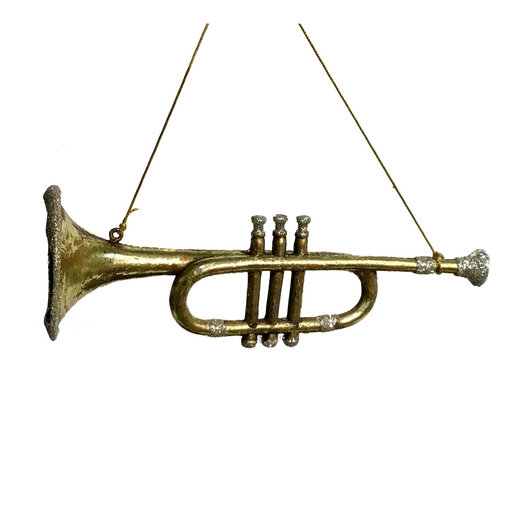 Gold Antique Instrument Ornament