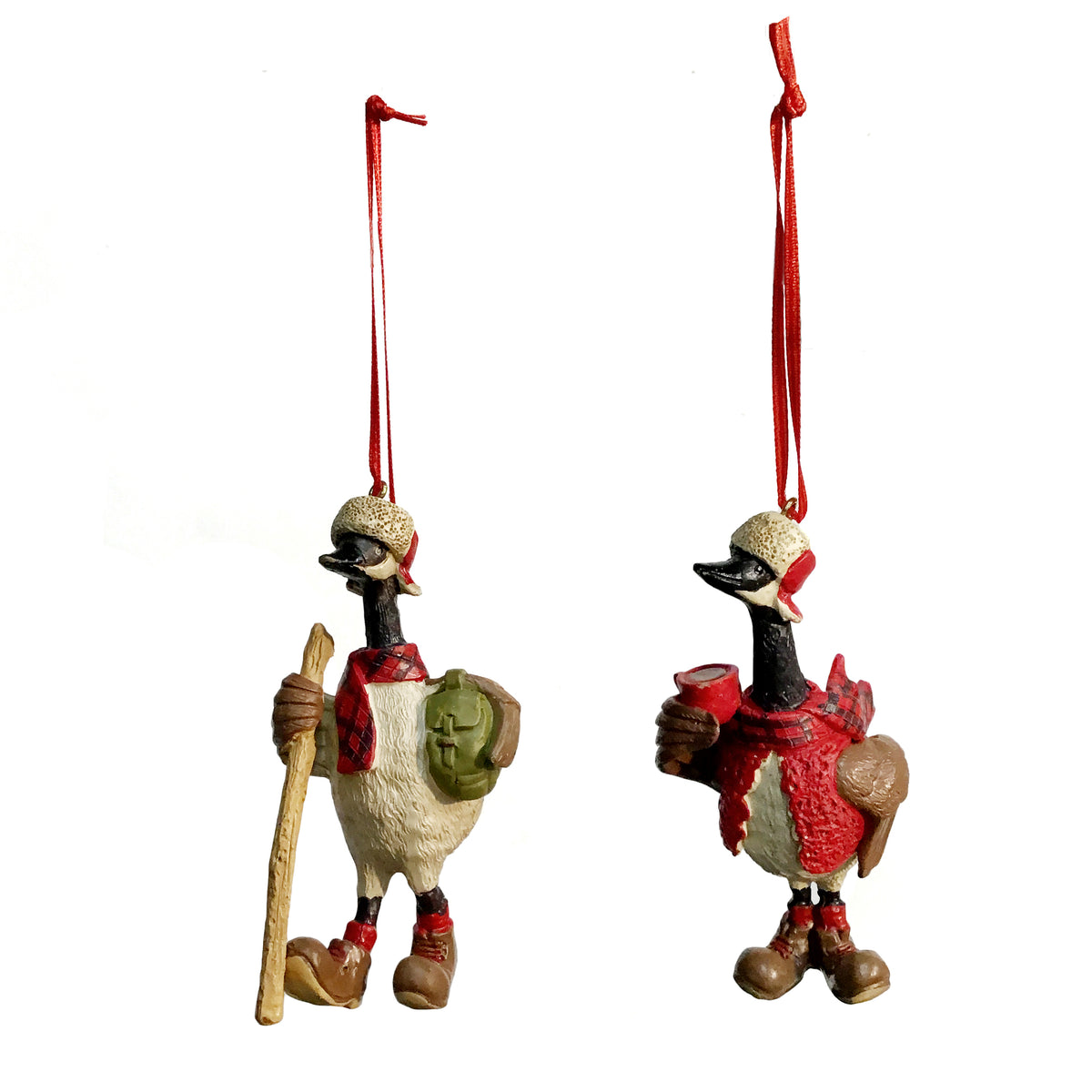 Ornament, Geese, 2 Ast