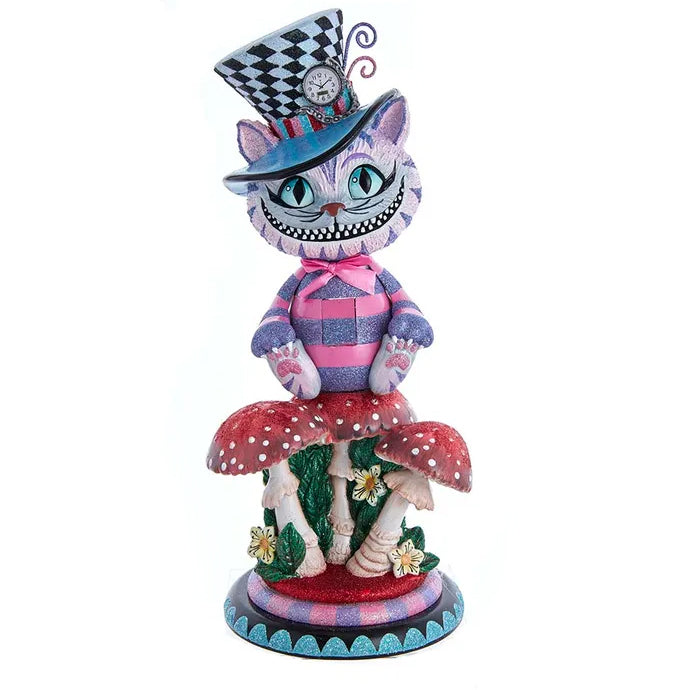 Decor, 15in Cheshire Cat Nutcracker