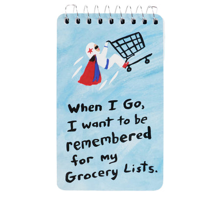 Spiral Notebook- Grocery List