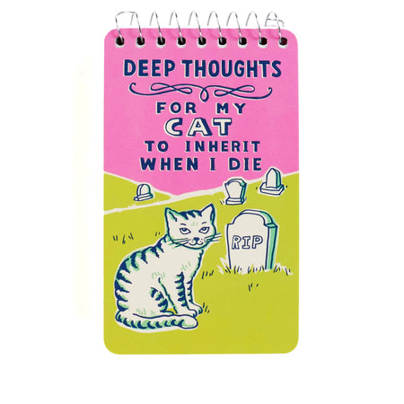 Spiral Notebook- Deep Thoughts