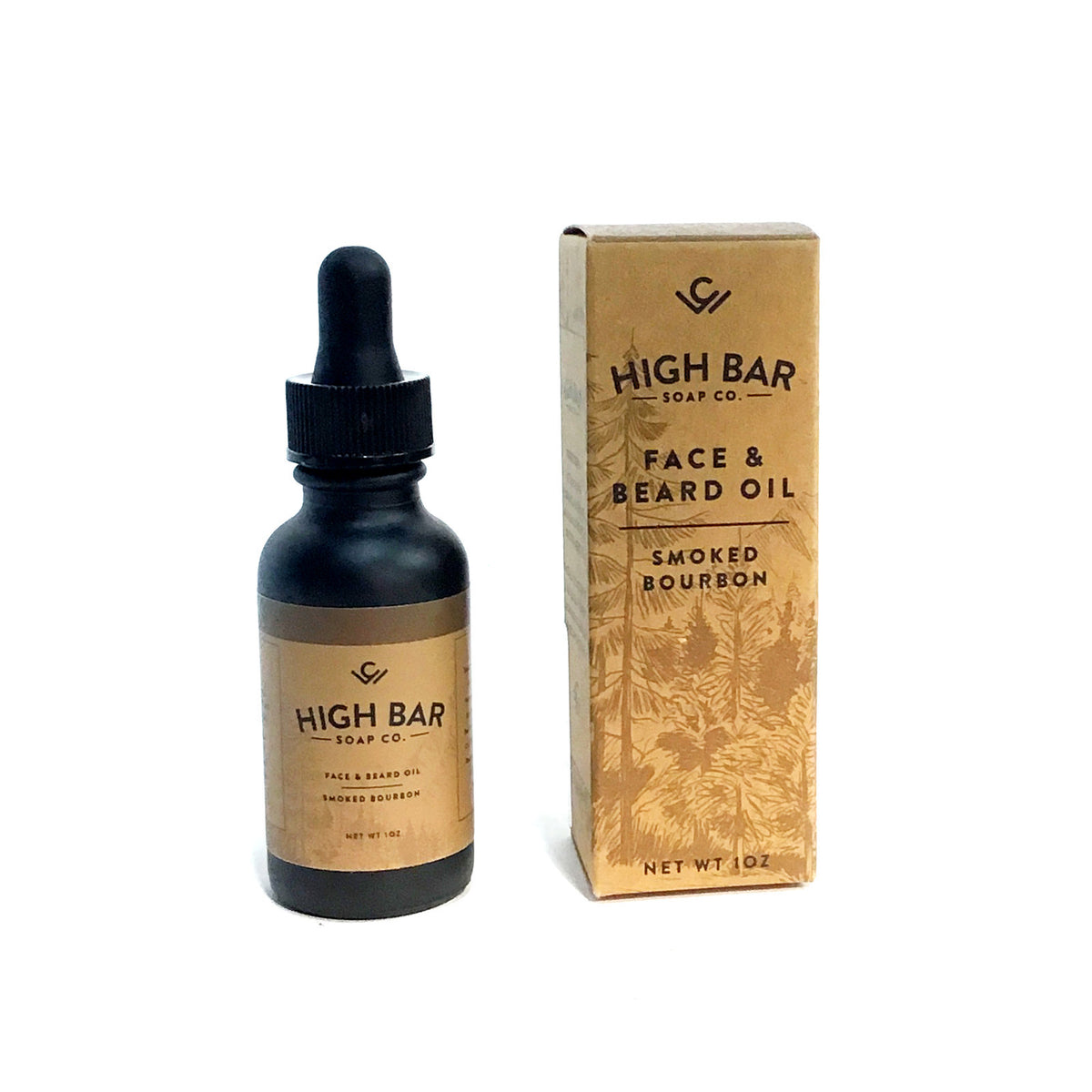 High Bar, Beard Oil, Smoked Bourbon