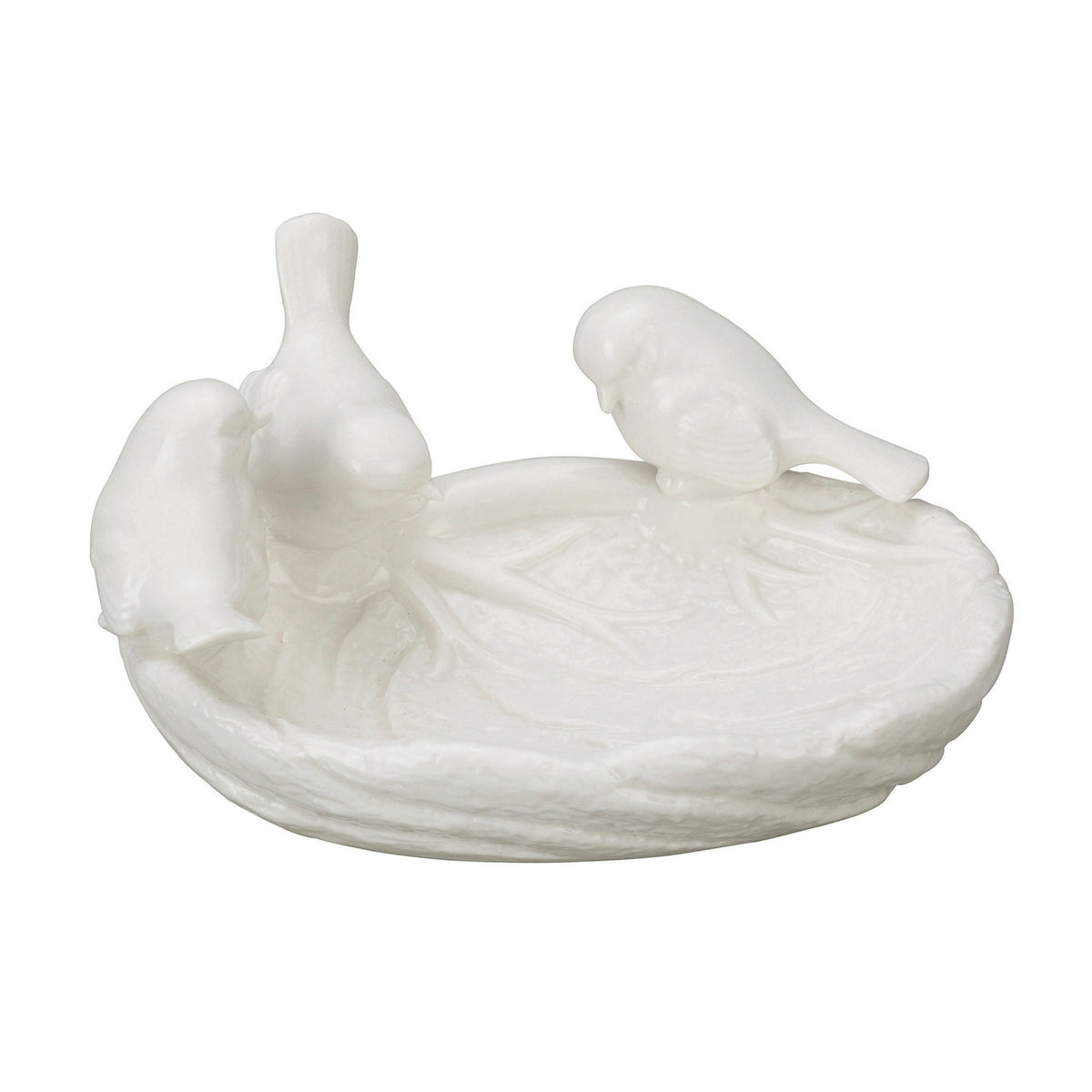 Ceramic Dish, MLeaf W/ Birds