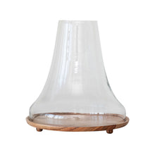 Load image into Gallery viewer, Cloche, Glass, w/ Wood Base

