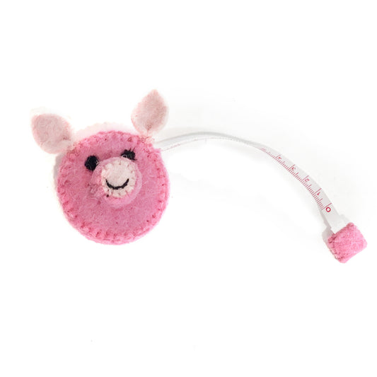 Tape Measure, Wool Felt Animals, Ast