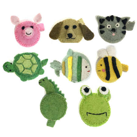 Tape Measure, Wool Felt Animals, Ast