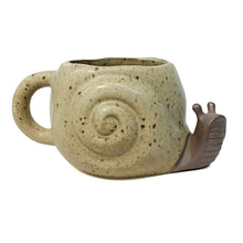 Load image into Gallery viewer, Stoneware Mug Reactive Glaze 12oz Snail
