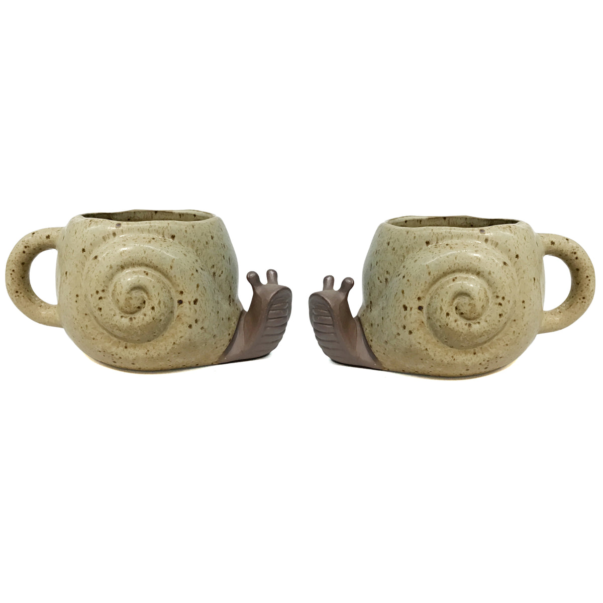 Stoneware Mug Reactive Glaze 12oz Snail