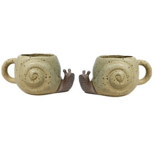 Load image into Gallery viewer, Stoneware Mug Reactive Glaze 12oz Snail
