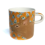 Stoneware Mug 16oz Patterns & Animla Faces