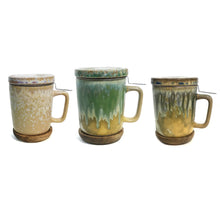 Load image into Gallery viewer, Stoneware Mug 10oz, W/ Strainer
