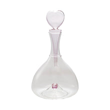 Load image into Gallery viewer, Glass Decanter, 1-1/2 Quart, Blown Heart
