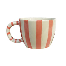 Load image into Gallery viewer, Stoneware Mug 10oz, Striped
