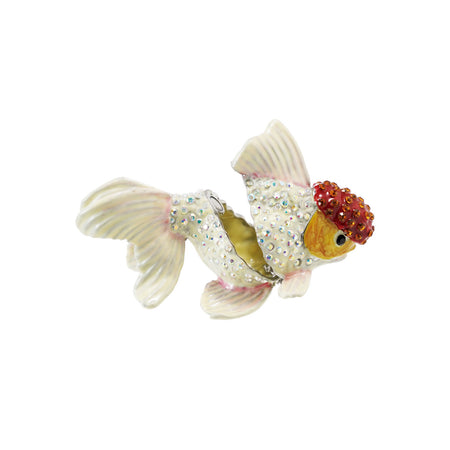 Metal Trinket Box, Goldfihs