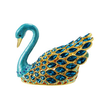 Load image into Gallery viewer, Metal Trinket Box, Swan
