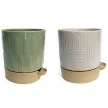 Load image into Gallery viewer, Pot, 6in, Self Watering, 2 Assorted
