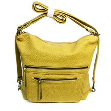 Load image into Gallery viewer, Olivia, Convertable Backpack, Mustard
