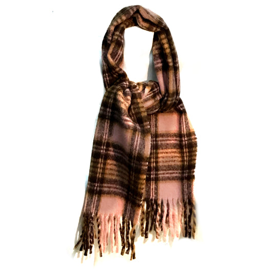 Blanket Scrf, Oversized, Oblong, Pink