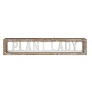 Wood Plant Lady Sign