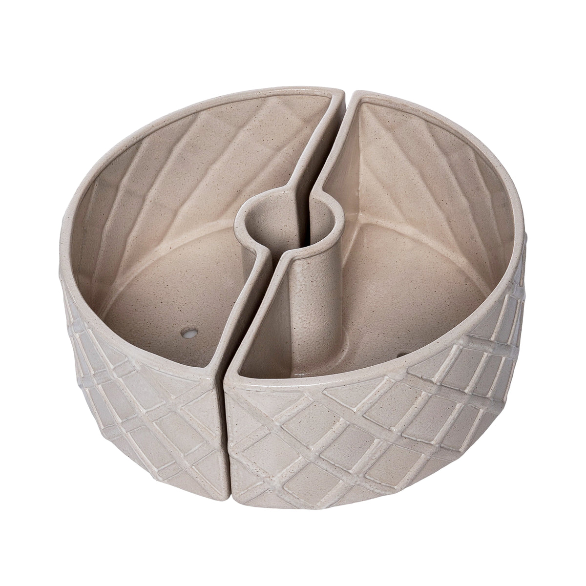 Dol s/2 Table Planter, Cream