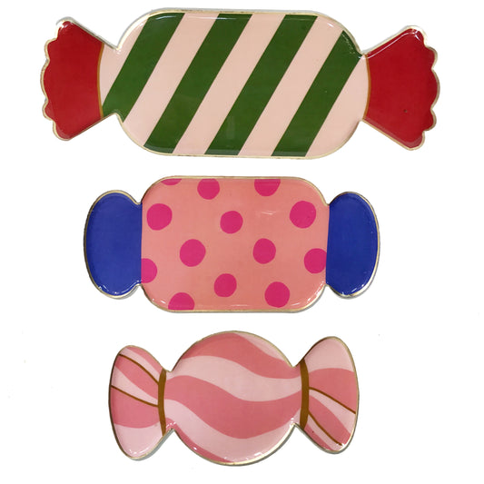 Iron Candy Trays, 3 Assorted