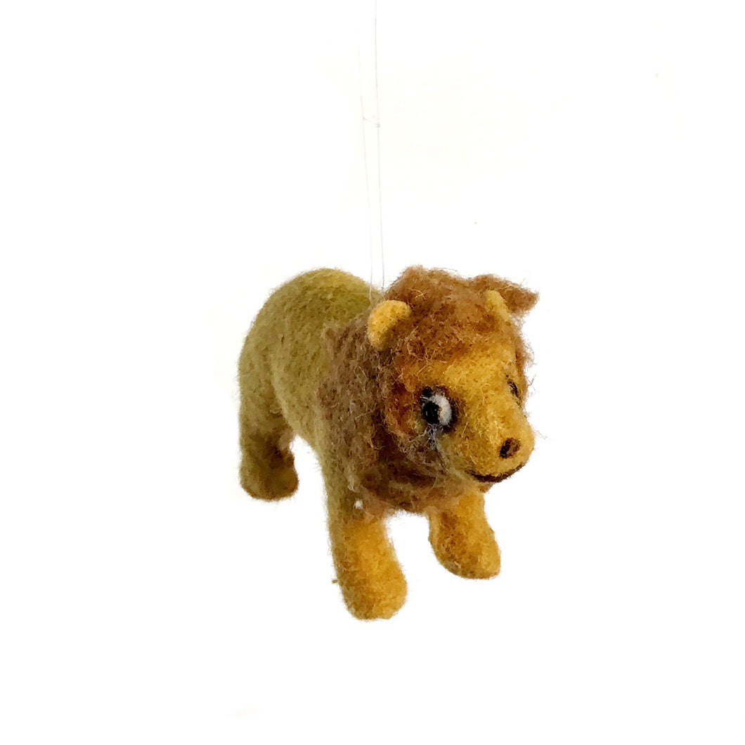 Ornament, Wool Felt Safari Animals