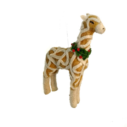 Ornament, Wool Felt Safari Animals