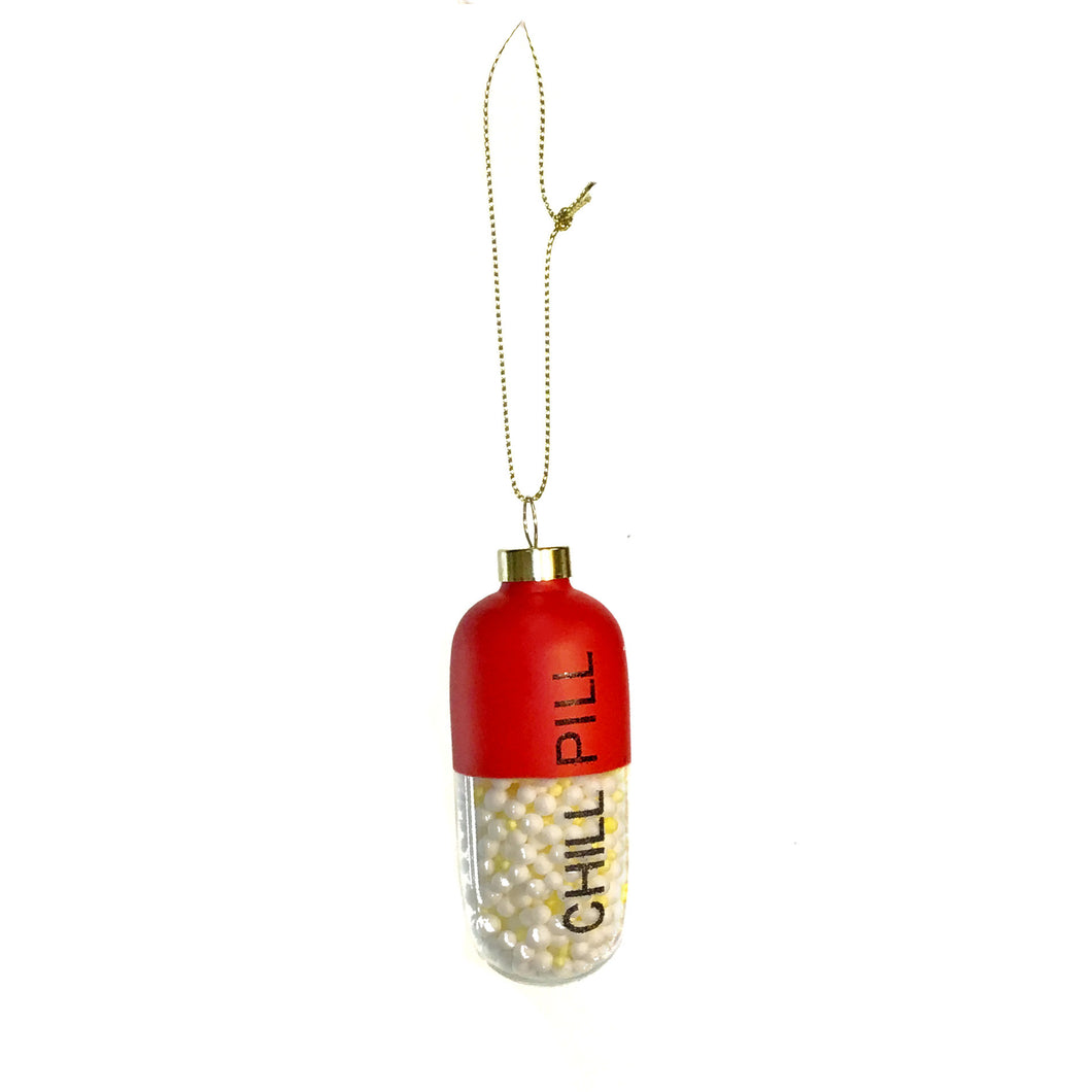 Ornament, Glass Chill Pill