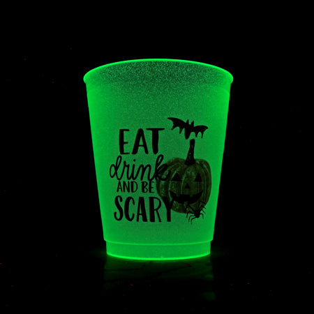 Glow In The Dark, Party Cups, Eat Drink...