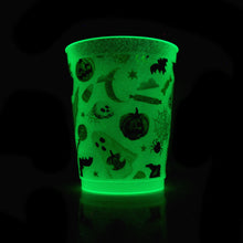 Load image into Gallery viewer, Glow In The Dark, Party Cups, Halloween Pattern
