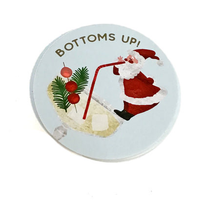 Christmas Paper coaster, 6 Assorted