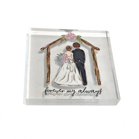 Decor Wedding Plaque, Forever