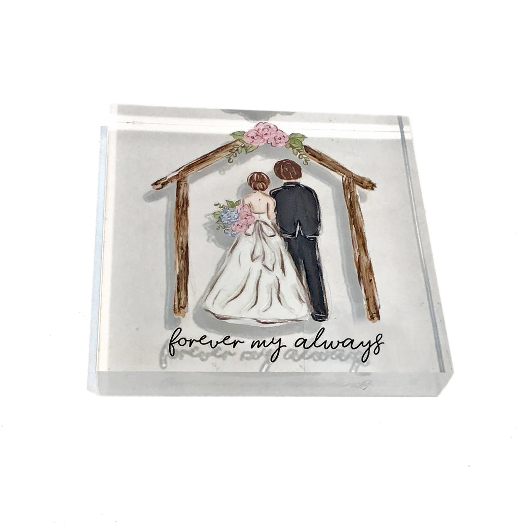 Decor Wedding Plaque, Forever