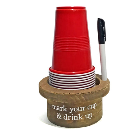 Disposable Cup & Marker Set