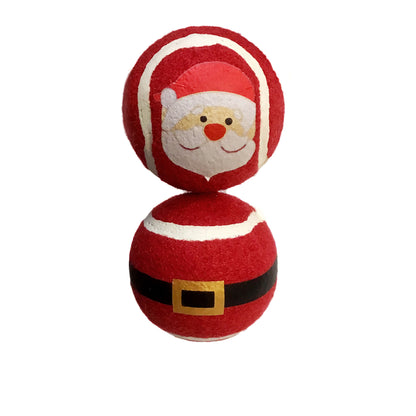 Christmas 2/P Tennis Balls, 3 Styles