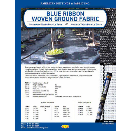 Ground Fabric, Blue Ribbon