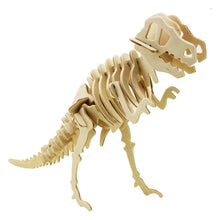 Load image into Gallery viewer, 3D Wooden T-rex Puzzle
