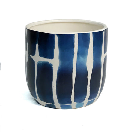 Pot, 5in, Ceramic Spiral Toy Dye