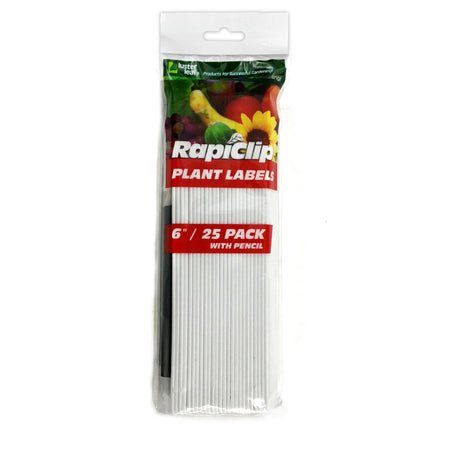 RapiClip Plant Labels, 6in, 25pack